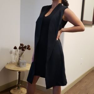 Vintage black vest. Size 16.